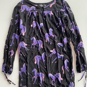 Minkpink black tunic dress